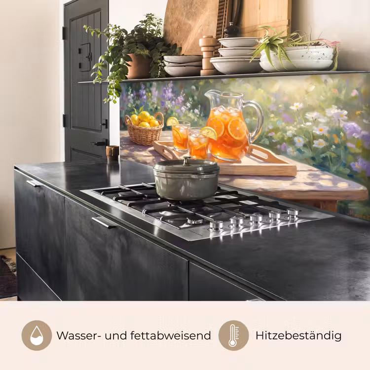 Drank - Citroen - Zomer - Tuin - Geel keuken achterwand 2 middel -usp_DE