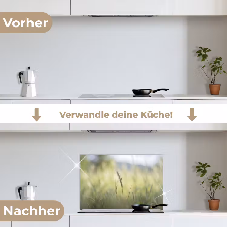 Graan - Aar - Natuur - Groen - Detail keuken achterwand spatscherm klein -voor_na_DE