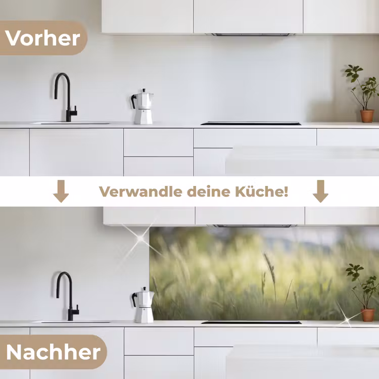 Graan - Aar - Natuur - Groen - Detail keuken achterwand 2 middel -voor-na_DE