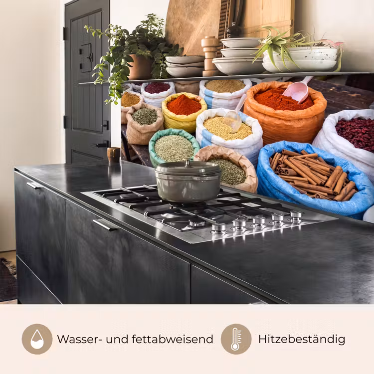 Küchenrückwand - Gewürze – Beutel – Markt - Kruiden - Zakken - Markt keuken achterwand 2 middel