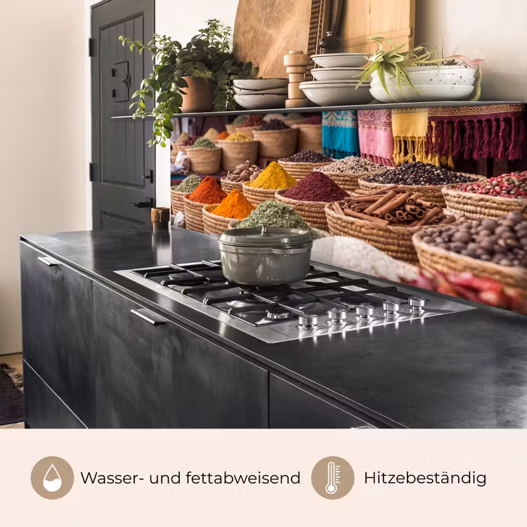 Küchenrückwand - Gewürze – Körbe – Orientalisch - Kruiden - Manden - Oosters keuken achterwand 2 middel