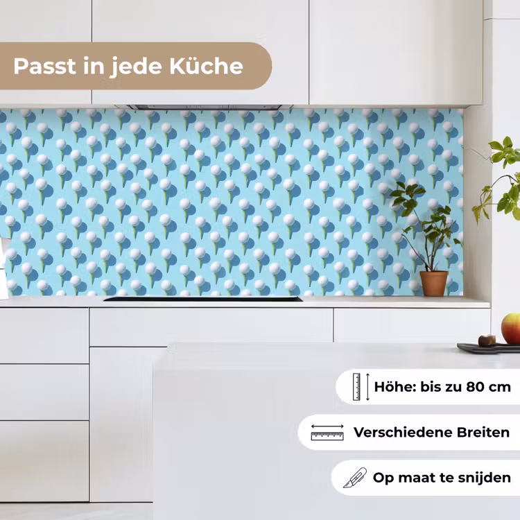 Golf - Ballen - Blauw keuken achterwand 2 middel 871 -sfeer4_DE