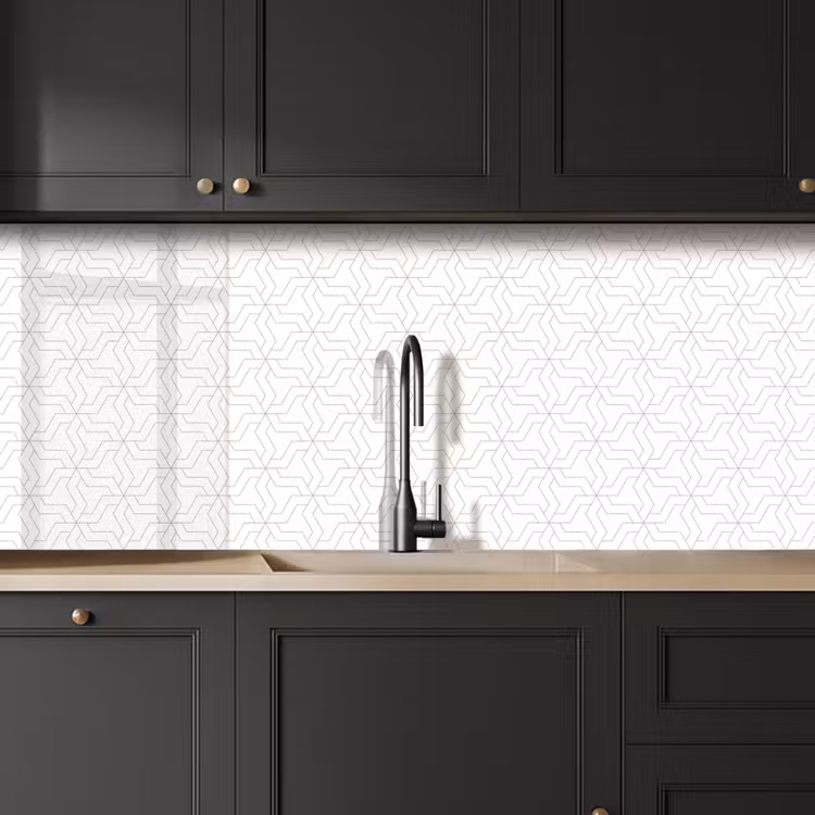 Grafisch - Patroon - Modern keuken achterwand 2 middel 871 -sfeer1