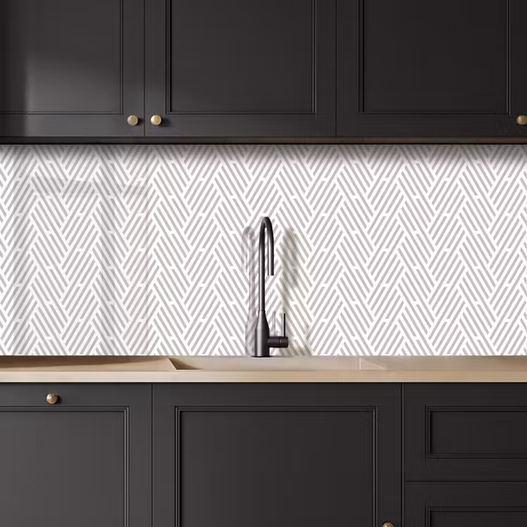 Grafisch - Patroon - Modern - Strepen keuken achterwand 2 middel 871 -sfeer1