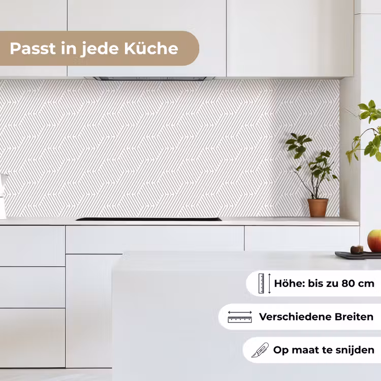Grafisch - Patroon - Modern - Geometrisch keuken achterwand 2 middel 871 -sfeer4_DE