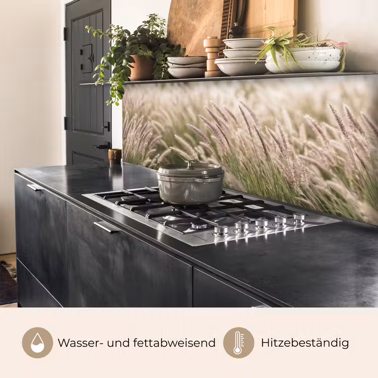 Gras - Close up - Groen keuken achterwand 2 middel -usp_DE