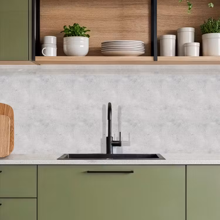 Grijs - Beton - Neutraal keuken achterwand 2 middel 871 -sfeer3