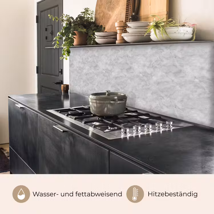 Grijs - Marmer - Mat keuken achterwand 2 middel 871 -usp_DE