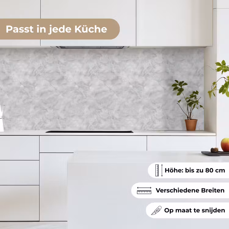 Grijs - Marmer - Mat keuken achterwand 2 middel 871 -sfeer4_DE