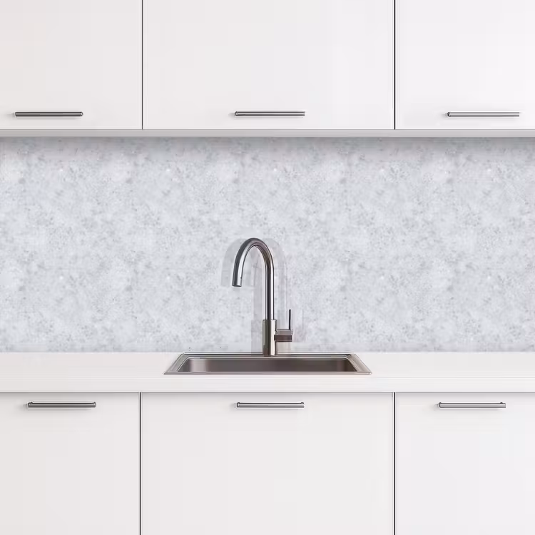 Grijs - Terrazzo-effect - Beton keuken achterwand 2 middel 871 -3d