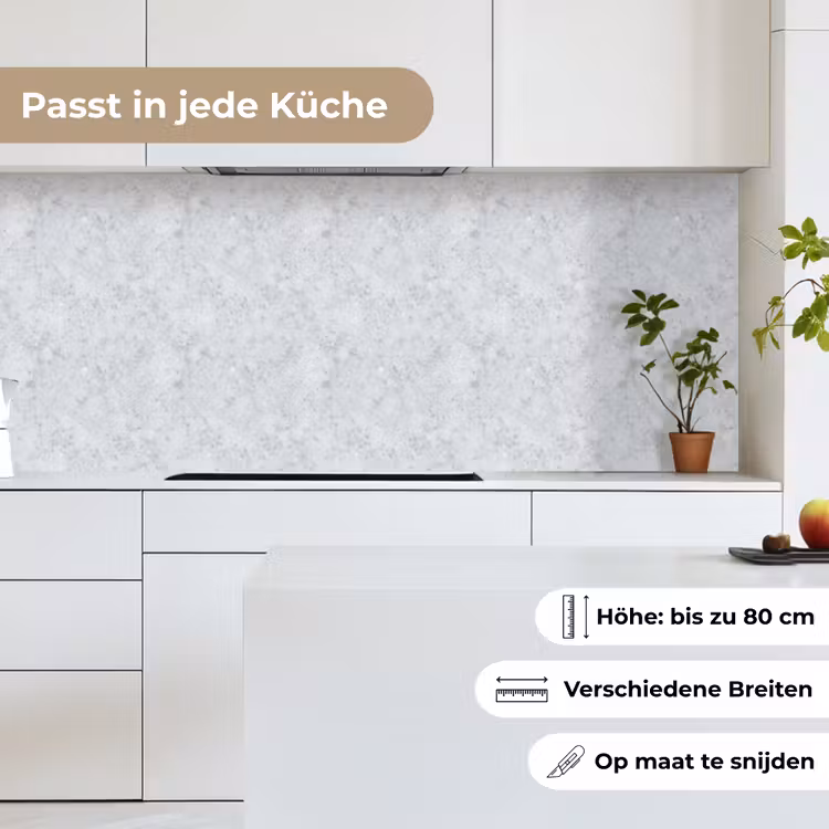 Grijs - Terrazzo-effect - Beton keuken achterwand 2 middel 871 -sfeer4_DE