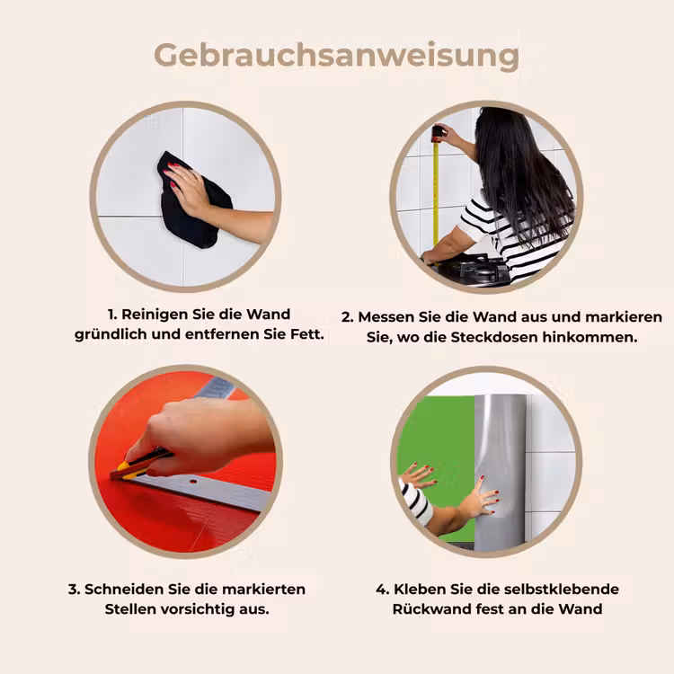 Groen - Kleuren - Natuur keuken achterwand 2 middel 871 -gebruiksaanwijzing_DE