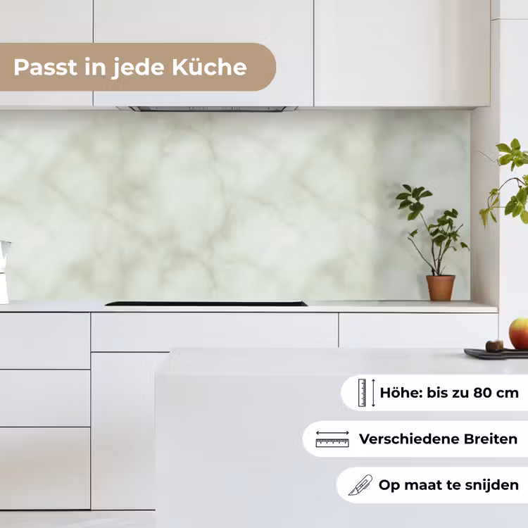 Groen - Marmer - Aders keuken achterwand 2 middel 871 -sfeer4_DE