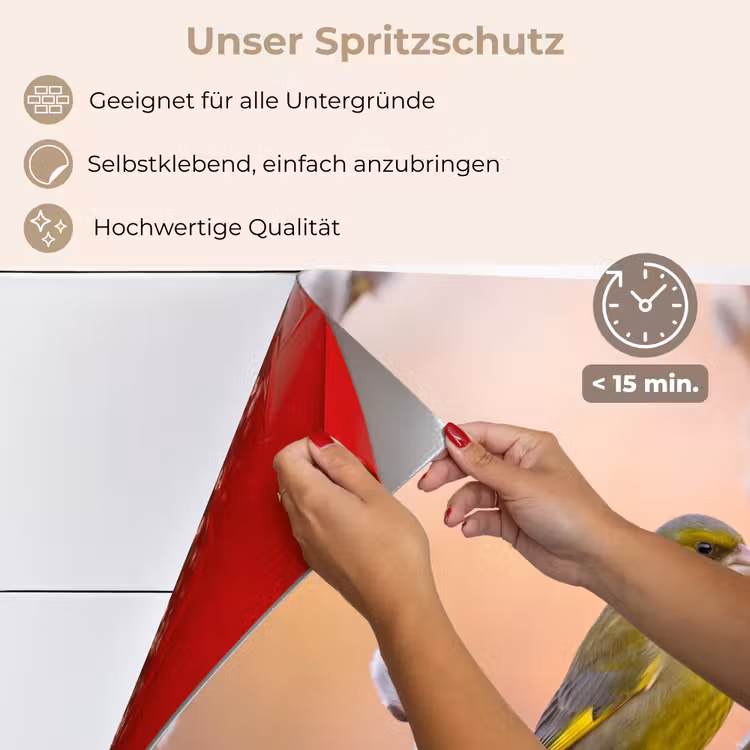 Groenling - Katjes - Lente - Natuur - Zacht keuken achterwand spatscherm klein -spatscherm_DE