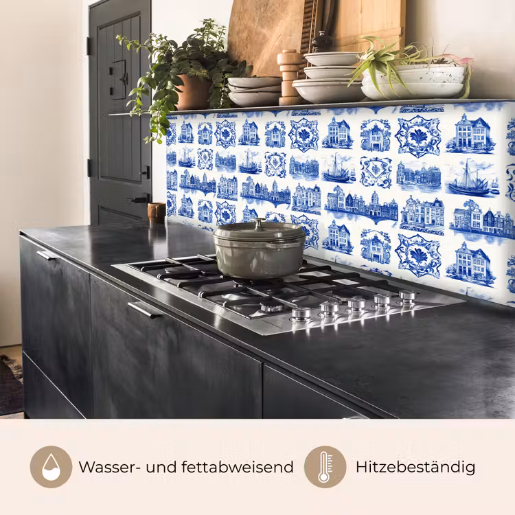 Huizen - Schepen - Blauw keuken achterwand 2 middel 871 -usp_DE