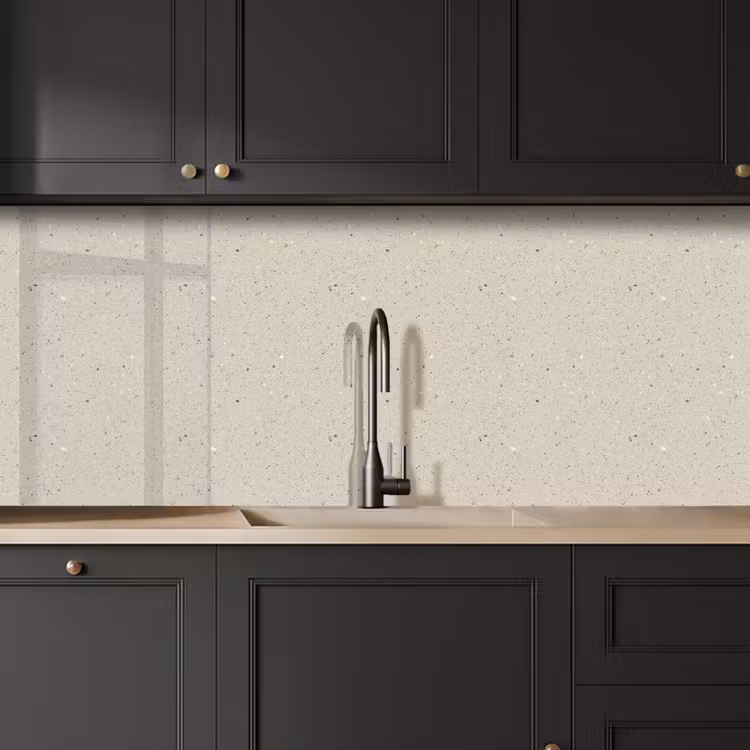 Lichtbeige - Terrazzo - Grijs keuken achterwand 2 middel 871 -sfeer1