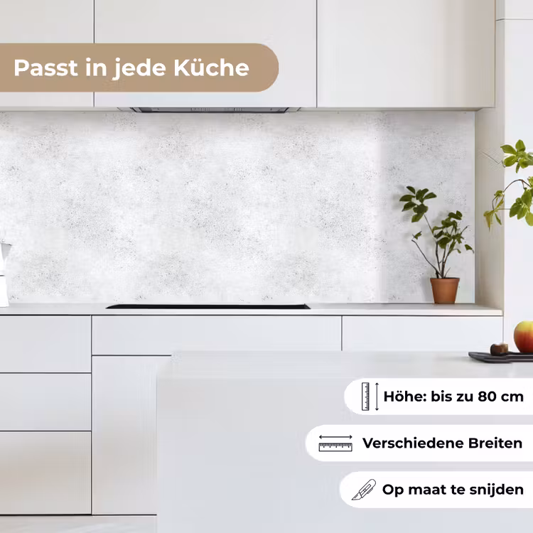 Lichtgrijs - Betonstructuur - Subtiel keuken achterwand 2 middel 871 -sfeer4_DE