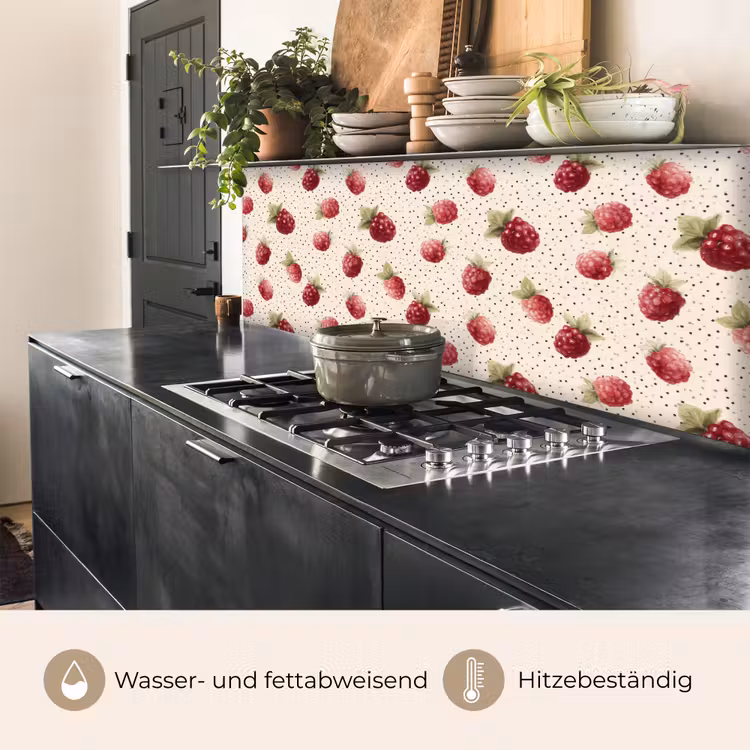 Framboos - Stippen - Rood keuken achterwand 2 middel 871 -usp_DE