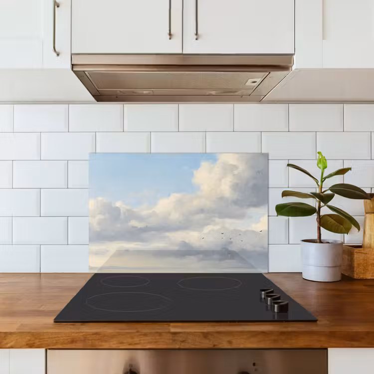 Lucht - Wolken - Natuur - Klassiek - Blauw keuken achterwand spatscherm klein -sfeer2