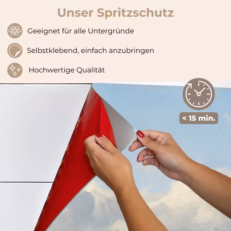 Lucht - Wolken - Natuur - Klassiek - Blauw keuken achterwand spatscherm klein -spatscherm_DE