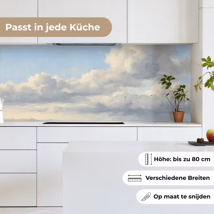 Lucht - Wolken - Natuur - Klassiek - Blauw keuken achterwand 2 middel -sfeer4_DE