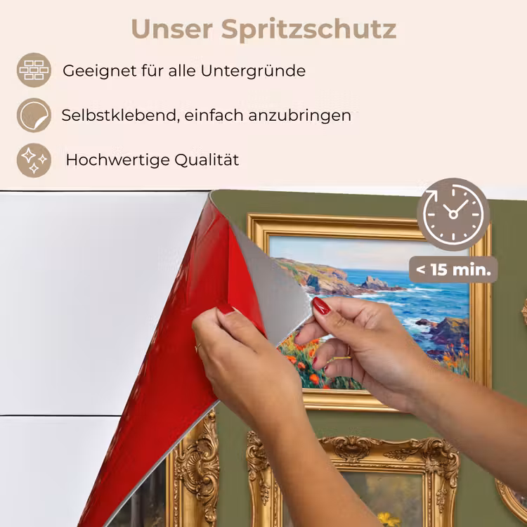 Hert - Bos - Natuur - Klassiek - Dieren keuken achterwand spatscherm klein -spatscherm_DE