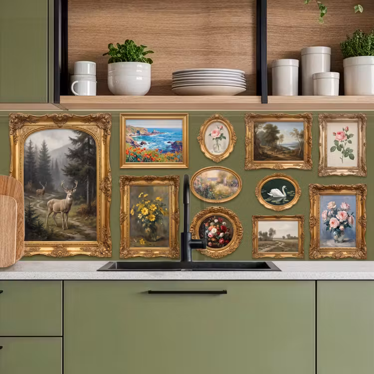 Hert - Bos - Natuur - Klassiek - Dieren keuken achterwand 2 middel -sfeer3