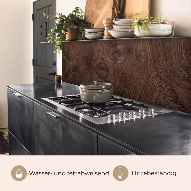 Houtnerf - Textuur - Patroon - Bruin - Rustiek keuken achterwand 2 middel -usp_DE