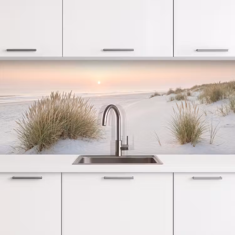 Horizon - Duinlandschap - Zand keuken achterwand 2 middel -3d