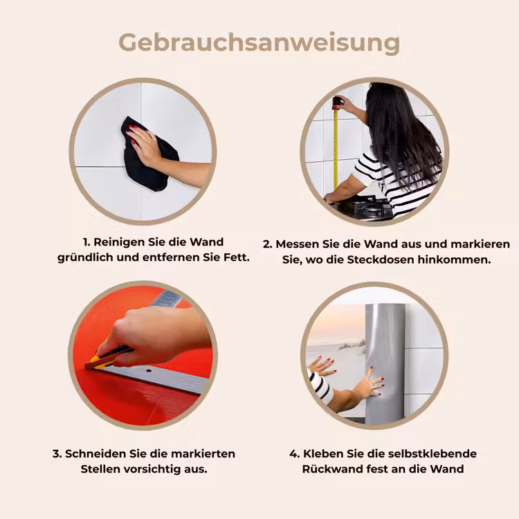 Horizon - Duinlandschap - Zand keuken achterwand 2 middel -gebruiksaanwijzing_DE