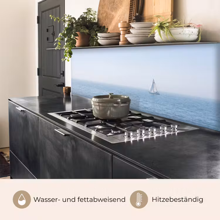 Horizon - Zeilboot - Zee keuken achterwand 2 middel -usp_DE