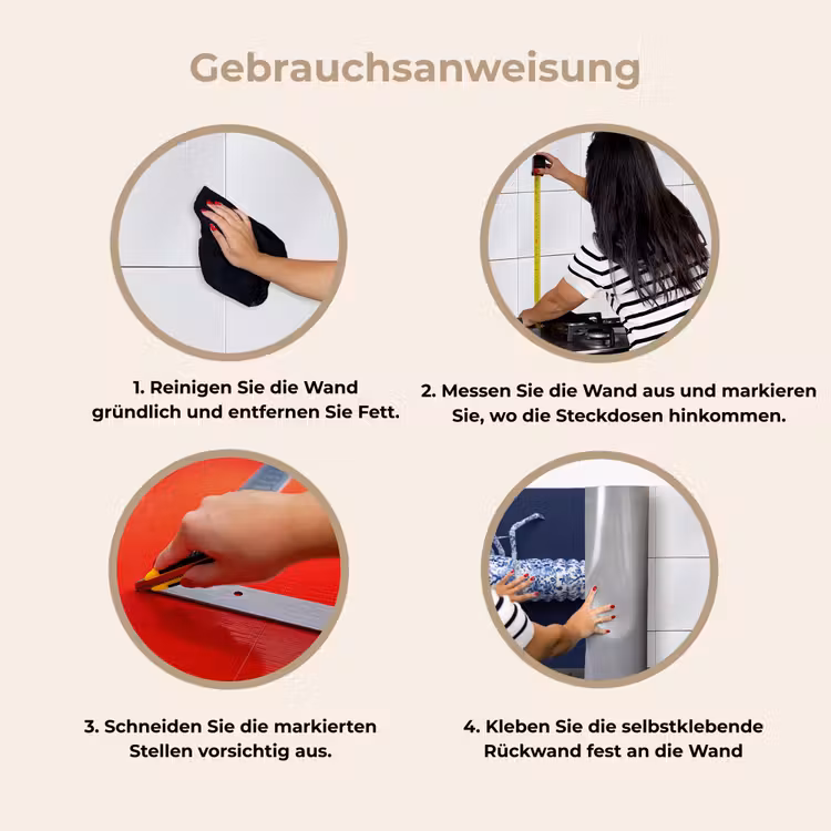 Kreeft - Porselein - Delfts - Blauw keuken achterwand 2 middel -gebruiksaanwijzing_DE