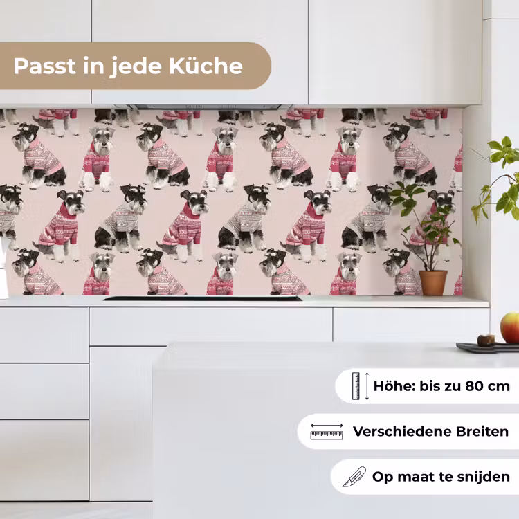 Honden - Truien - Rood keuken achterwand 2 middel 871 -sfeer4_DE