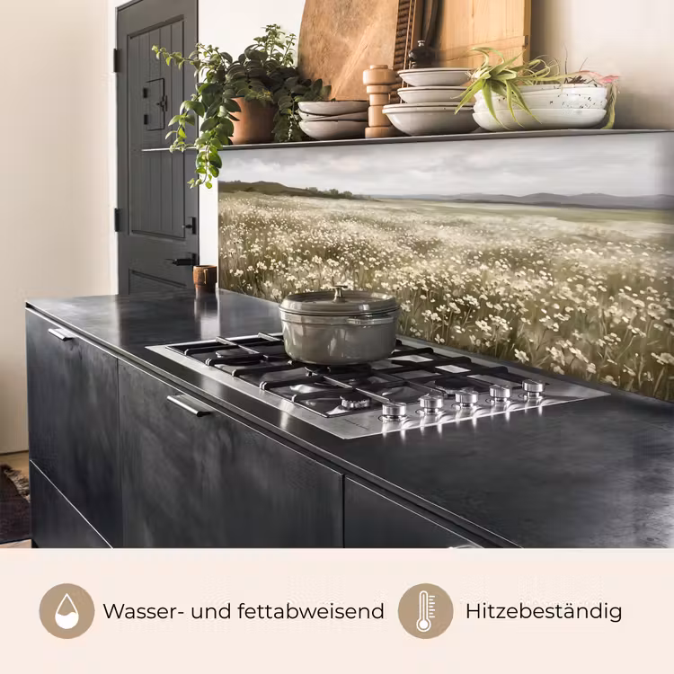 Illustratie - Landschap - Wit keuken achterwand 2 middel -usp_DE