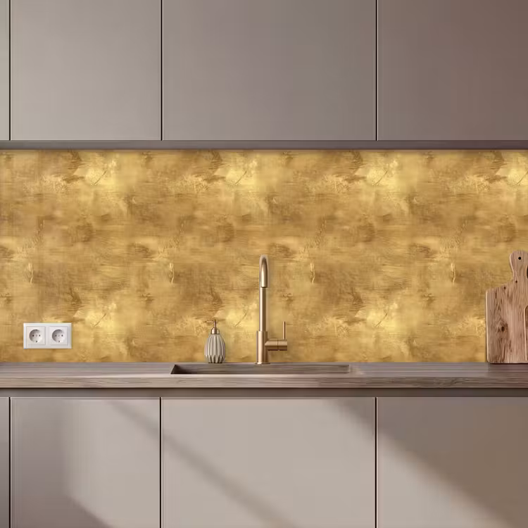 Industrieel - Textuur - Goud keuken achterwand 2 middel 871 zz_3dshopping