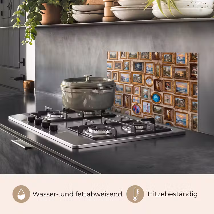 Interieur - Kunst - Collectie - Klassiek - Goud keuken achterwand spatscherm klein -usp_DE