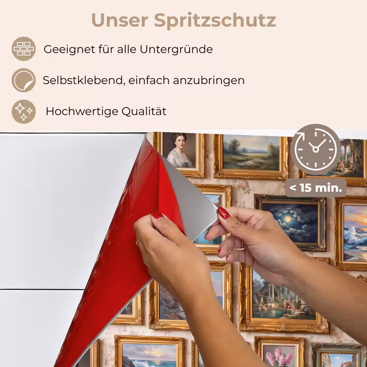Interieur - Kunst - Collectie - Klassiek - Goud keuken achterwand spatscherm klein -spatscherm_DE
