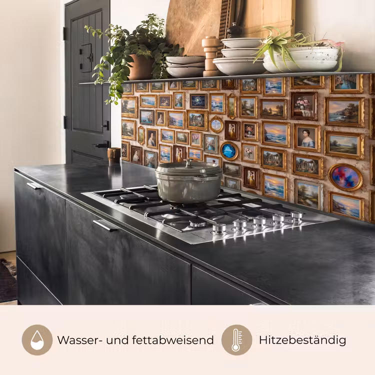 Interieur - Kunst - Collectie - Klassiek - Goud keuken achterwand 2 middel -usp_DE