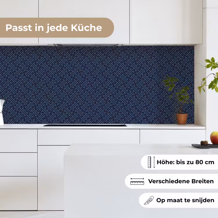 Japans - Patronen - Geometrie keuken achterwand 2 middel 871 -sfeer4_DE