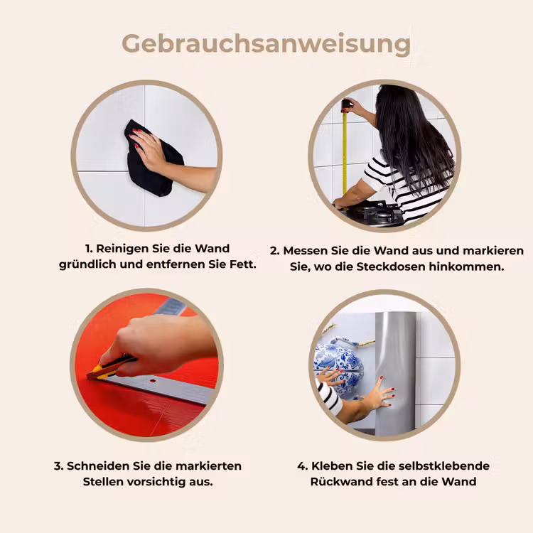 Kever - Delfts - Blauw - Goud keuken achterwand 2 middel -gebruiksaanwijzing_DE