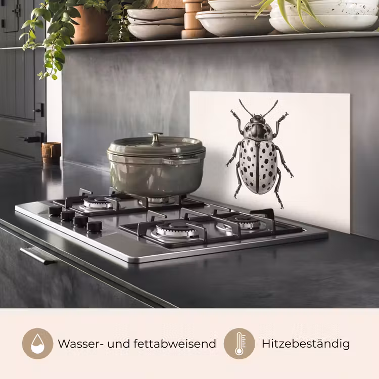 Kever - Insect - Vintage keuken achterwand spatscherm klein -usp_DE