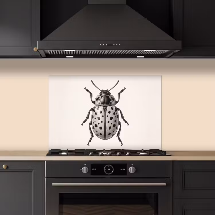 Kever - Insect - Vintage keuken achterwand spatscherm klein -sfeer1