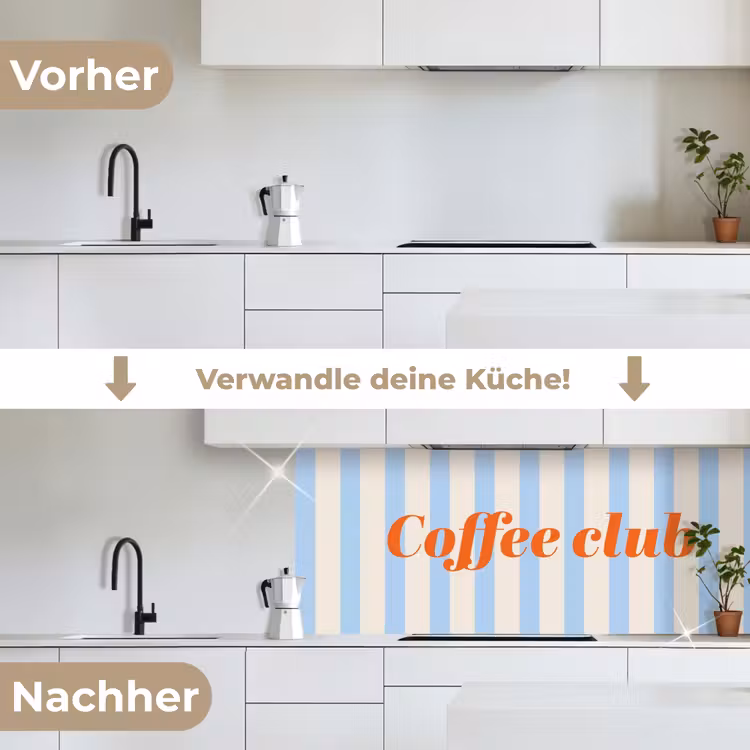 Coffee-club keuken achterwand 2 middel -voor-na_DE