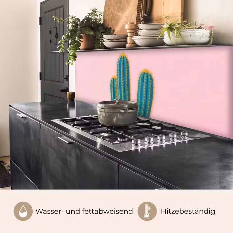 Cactussen - Modern - Pastel keuken achterwand 2 middel -usp_DE