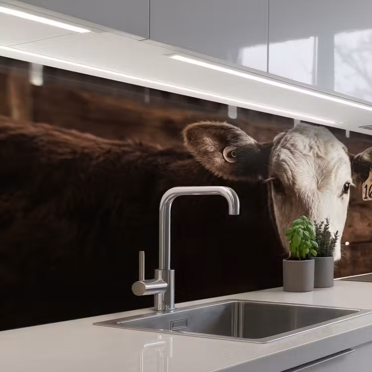 Kalf - Oormerk - Houten stal keuken achterwand 2 middel -3d_schuin