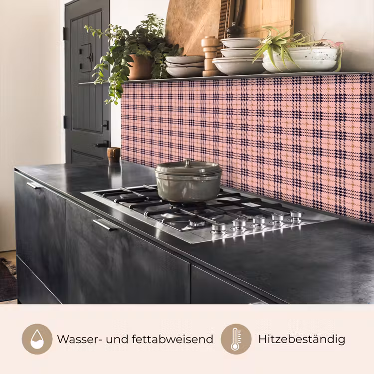 Plaid - Patroon - Schotse - Roze keuken achterwand 2 middel 871 -usp_DE