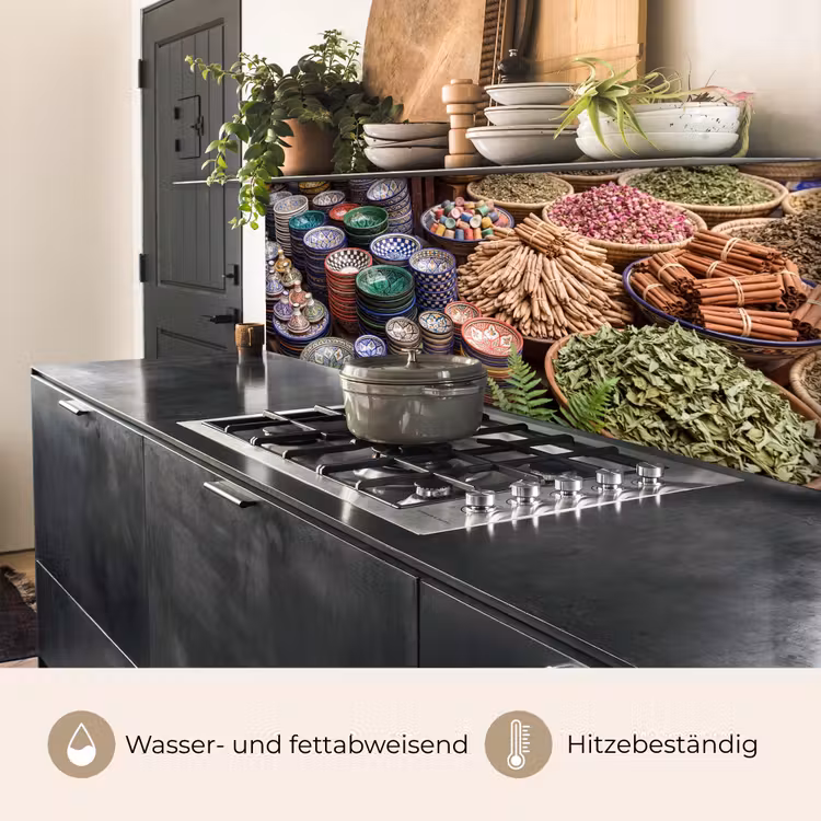 Küchenrückwand - Keramik – Orientalisch – Farbenfroh - Aardewerk - Oosters - Kleurrijk keuken achterwand 2 middel