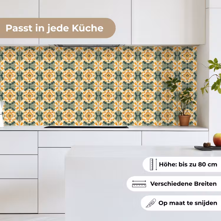 Keramiek - Verweerd - Kleurrijk keuken achterwand 2 middel 871 -sfeer4_DE