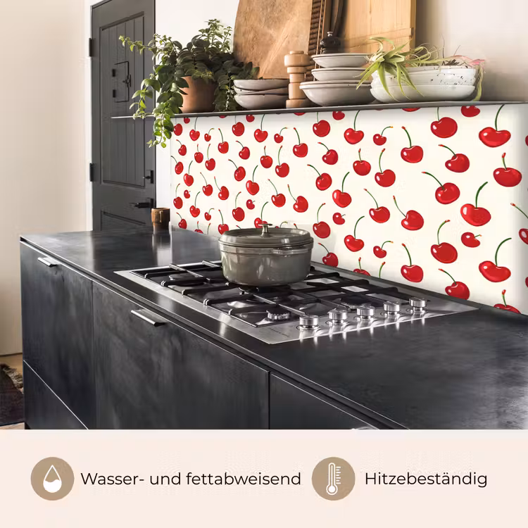 Kersen - Minimalistisch - Rood keuken achterwand 2 middel 871 -usp_DE