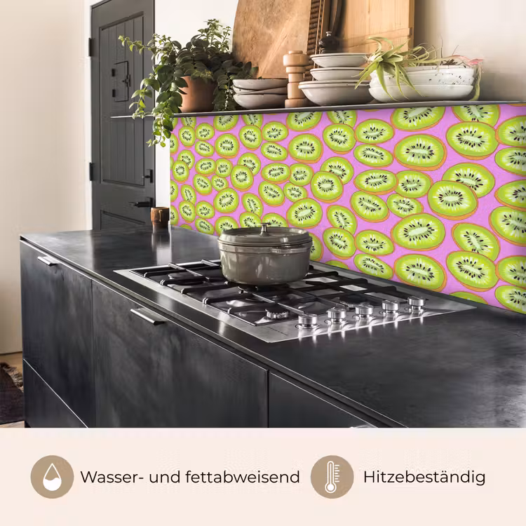 Kiwi - Speels - Groen keuken achterwand 2 middel 871 -usp_DE